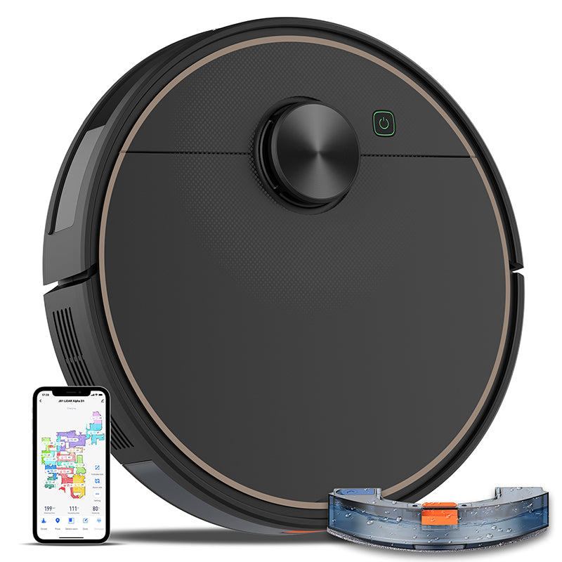 4500Pa Strong Robot Vacuum Cleaner J01 Black